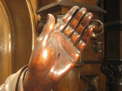 Jesus, hand with nail imprint