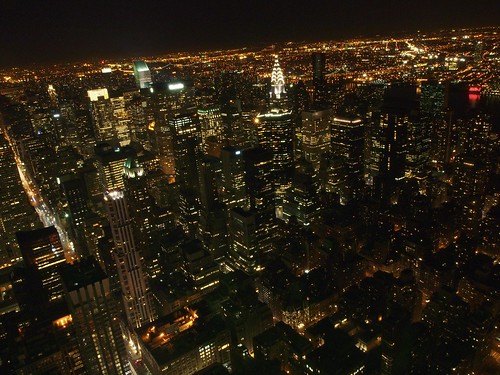 New York in night