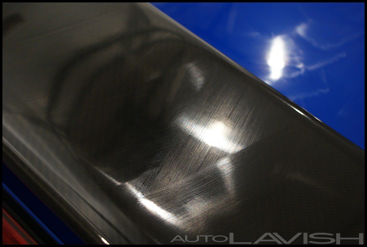 Lime Prime Lite applied to the wing of a 2004 LBBP Acura NSX
