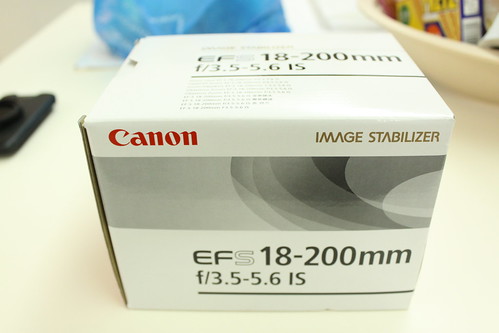 EF-S18-200mm Lens Box Front