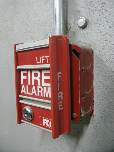 Accidentally the fire alarm
