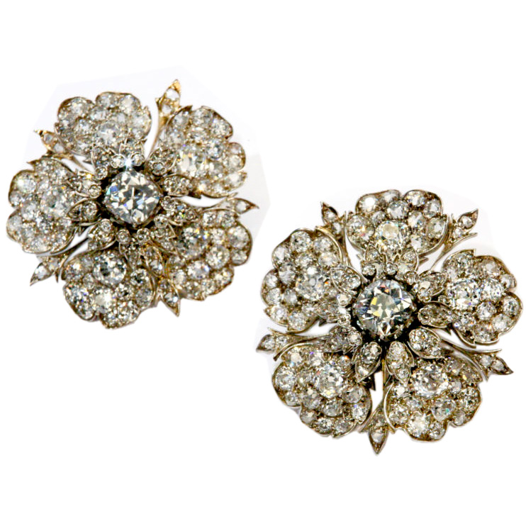 Jewelry Lookbook: Ashley Olsen’s Diamond Cluster Earrings - Gem Gossip ...