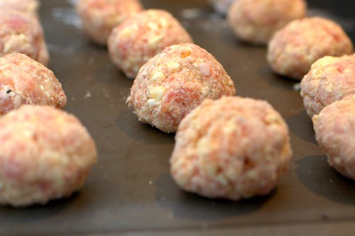 veal ricotta meatballs - take 2