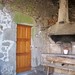Original oven in the patio area