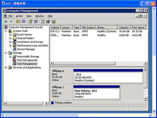 EC2 - EBS Windows 04 @ 20091210