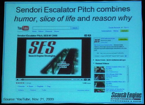 slide from YouTube & Video Optimization presentation at SES Chicago 2009