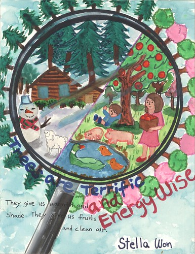 Vancouver elementary students produce winning 'tree' art