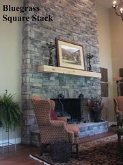 Bluegrass Squarestack Fireplace with Hearthsones and Corbels • <a style="font-size:0.8em;" href="http://www.flickr.com/photos/40903979@N06/4288368902/" target="_blank">View on Flickr</a>