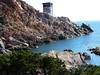 Le phare de Capu di Fenu et le ressaut après Cala Grande