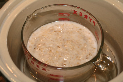 making slow cooker oats