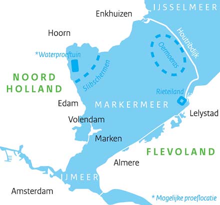 Onderzoeksgebied Markermeer-IJmeer