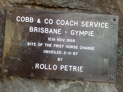 Cobb & Co Horse Change at Petrie