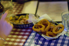 veggie frie and onion rings