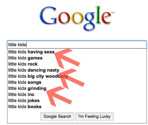Google Suggest for "little kids"