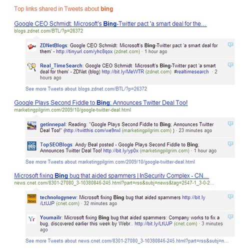 Bing Twitter Search