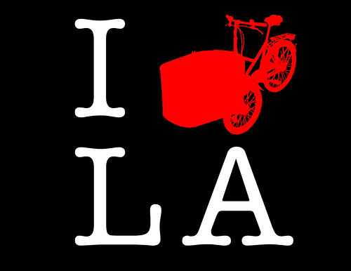 This is our I Nihola LA t-shirt design I cooked up. Hat tip to Team Midnight Ridazz.