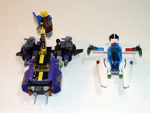 LEGO Space Police 2010 5982 Smash 'n' Grab - Compared to 5981 Raid VPR 