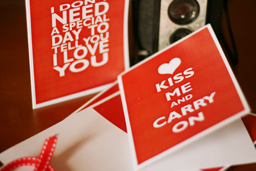 love valentines day card