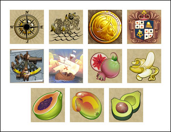 free Age of Discovery slot game symbols