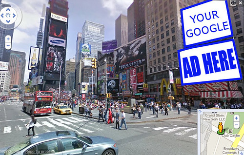 Photo Illustration - Virtual Product Placement in Google Street View