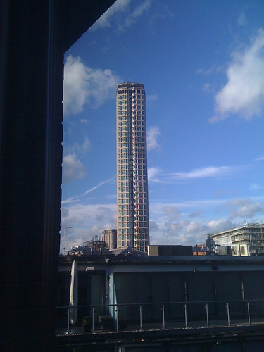 Centre Point against an (almost) Spring sky