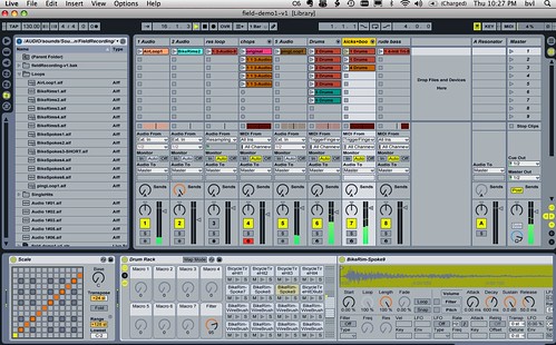 14/52: Ableton Live screenshots from sound design/programming