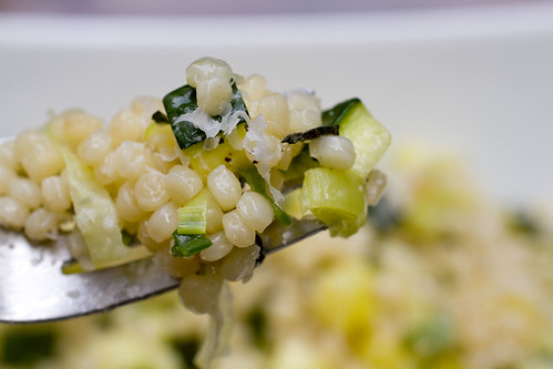 forkful of Zucchini Cous Cous