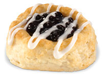 Hardee's Blueberry Biscuit