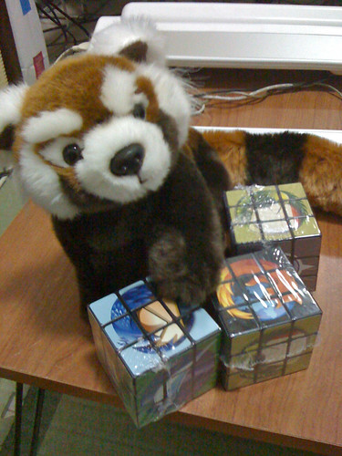 Firefox Plushie & Mozilla Rubiks