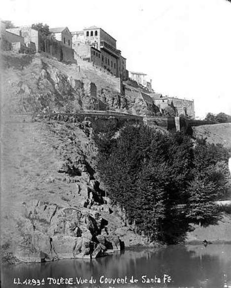 Convento de Santa Fe hacia 1880. Fotografía de Levy