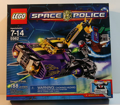 Lego Empty BOX Only! Smash 'n' Grab No Legos Space Police 5982 