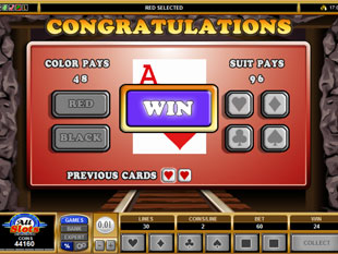 free Fortune Finder gamble bonus game