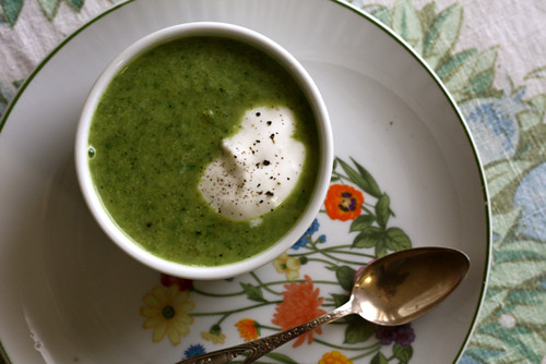 Broccoli and Arugula Soup