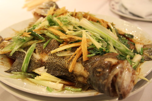 Chinese New Year Dinner - Steamed Fish