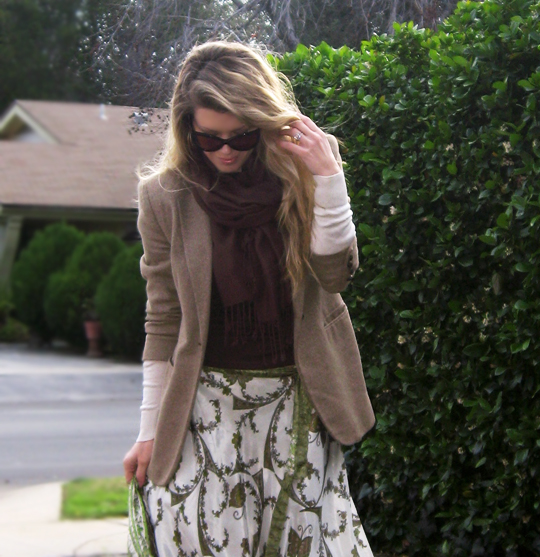 long skirt and blazer-5