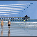 Cocoa Beach, Air Show<br /><span style="font-size:0.8em;">Cocoa Beach Airshow over Cocoa Beach Pier, photoshop image</span>