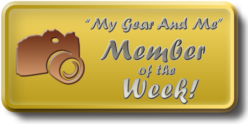 My Gear And Me - Member of the Week Award