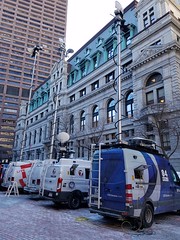 3-16-2017: Plenty of press for the Aaron Hernandez trial. Boston, MA