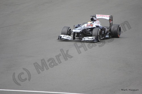 Pastor Maldonado in Qualifying for the 2013 British Grand Prix