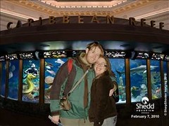 Tourist picture at the Shedd.