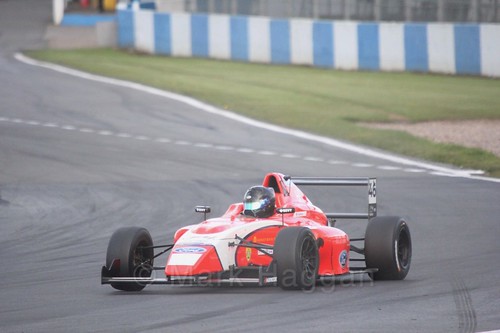 Yves Baltas in British F4 Race Two during the BTCC Weekend at Donington Park 2017