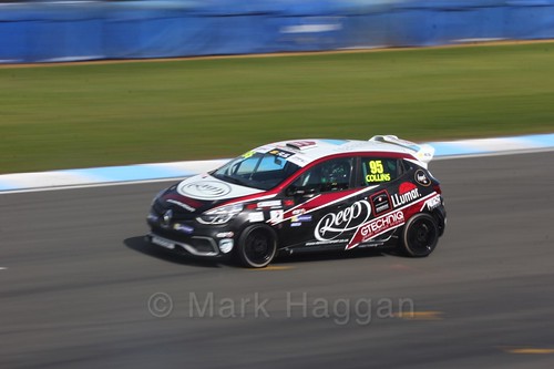Myles Collins in the Clio Cup qualifying during the BTCC Weekend at Donington Park 2017: Saturday, 15th April