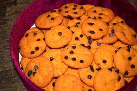 Orange Velvet Cookies