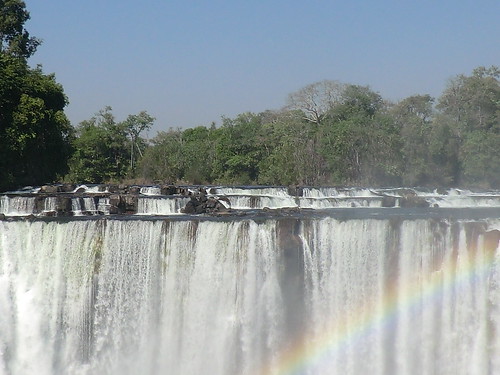 Zambia. Catarata Lumangwe. Desde el mirador de enfrente