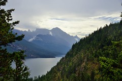 Mountains and Upper Waterton Lakes (Waterton Lakes National Park)
