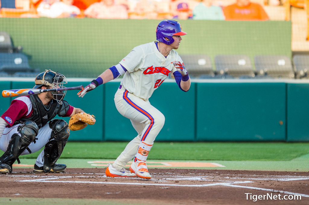 Clemson Baseball Photo of Seth Beer and winthrop