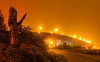 Burrard Bridge, foggy by colink., on Flickr