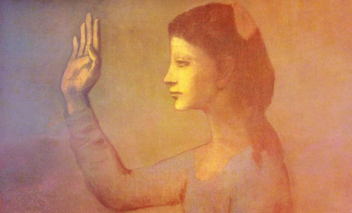 Dama del Abanico, perceptualización de Pablo Picasso (1906), geometrización de Roberto Real de León (2012). • <a style="font-size:0.8em;" href="http://www.flickr.com/photos/30735181@N00/8815923534/" target="_blank">View on Flickr</a>