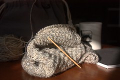2017-3-19 A little Sunday knitting