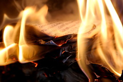 The burning of the diaries